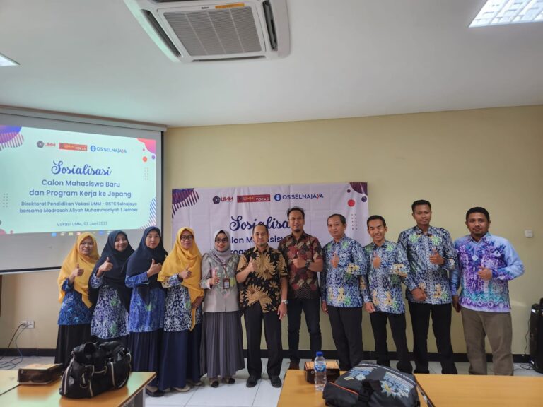 Sosialisasi Calon Mahasiswa Baru Direktorat Pendidikan Vokasi dan Program Kerja ke Jepang