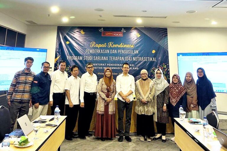 Sarjana Terapan Nutrasetikal Siap Diusulkan Kembali oleh Vokasi UMM